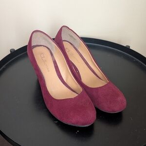 CL Suede Wedges